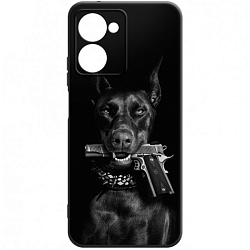 Силиконовый чехол DF для Realme 10 Pro (5G) DF rmCase-28 (black) Art035