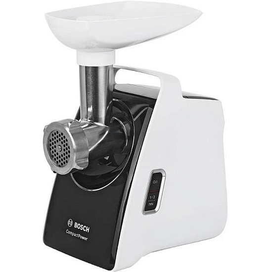 Мясорубка Bosch MFW3850B белый/черный