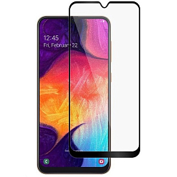Противоударное стекло NONAME для Samsung Galaxy A11 керамическое,черная рамка, в бумажной упаковке
