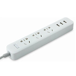 Сетевой удлинитель  1.8м XIAOMI Power Strip 3 USB 3 розеток белый