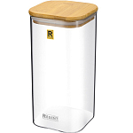 Банка для сыпучих продуктов стекл. 1,3л REGENT Linea DESCO