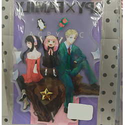 Акриловый стенд (13-15см) 2D Семья шпионов, № 000000