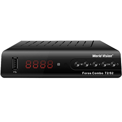Ресивер DVB-T2 WORLD VISION FOROS Combo T2/S2/С
