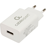 Сетевое ЗУ 1USB 1A CABLEXPERT MP3A-PC-39, белый, 5Вт