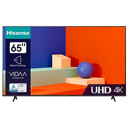 Телевизор Hisense 65A6K, 65", черный