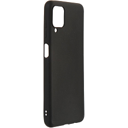 Задняя накладка ZIBELINO Soft Matte для Samsung Galaxy A12 (черный) защита камеры