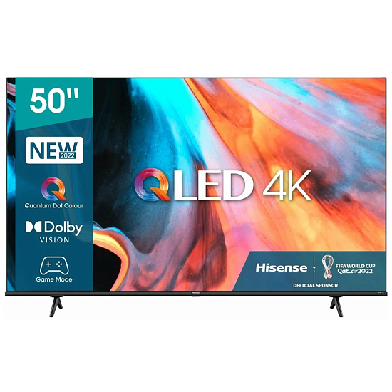 Телевизор Hisense 50E7HQ 50",черный, QLED