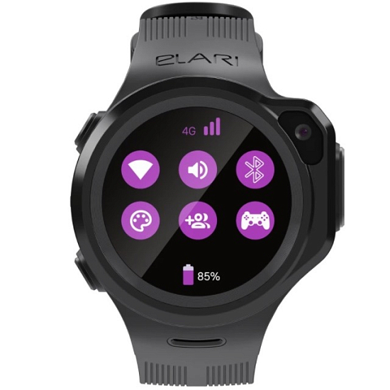 Умные часы ELARI KidPhone 4GR (черный )