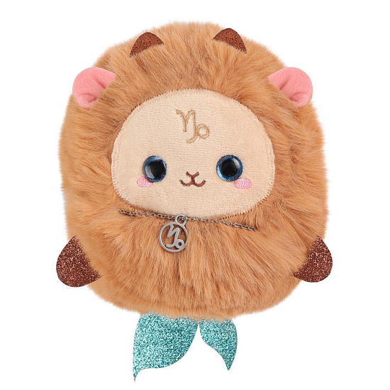Мягкая игрушка POMPOSHKI «Зодиаки: Козерог», с кулоном, 17 см