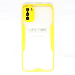 Силиконовый чехол BUBBLE для Xiaomi Poco M3 (жёлтый)