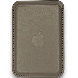 Кошелек для карт MagSafe Silicone Wallet для Apple iPhone Титан