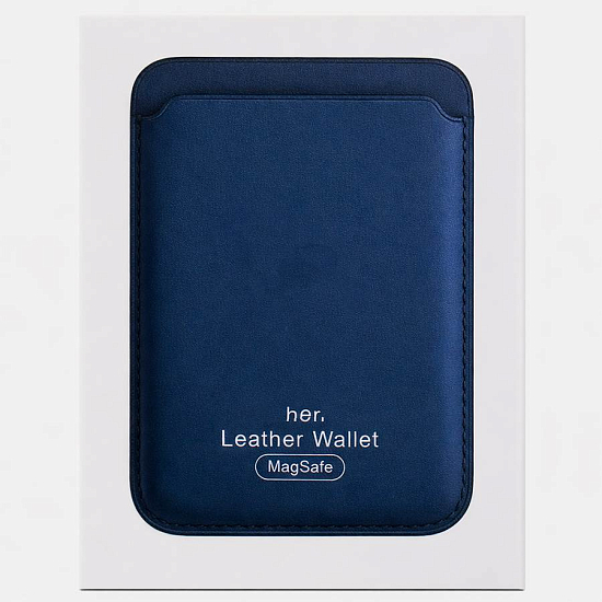 Кошелек для карт с анимацией (Темно-синий)