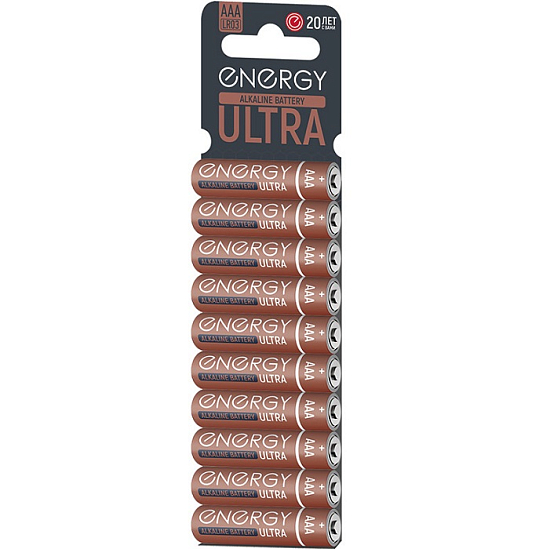 Элемент питания ENERGY LR03 Ultra 10KS (10/100/800)
