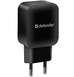 Сетевое ЗУ 2USB 2.1А DEFENDER EPA-13 черный