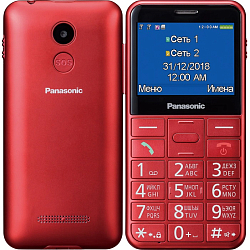 Телефон PANASONIC TU150 красный