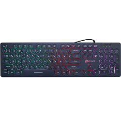 Клавиатура OKLICK 420MRL черный USB