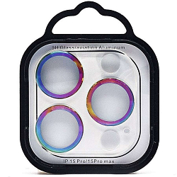 Противоударное стекло для камеры СG05 для iPhone 15 Pro/15 Pro Max (multicolor) (231401)