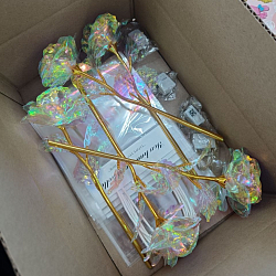 Набор РОЗА 5шт. + 5ПАКЕТов + 5ГИРЛЯНД 1м (Уп 30*20*10)