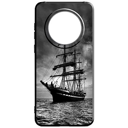 Силиконовый чехол DF для Honor X9a DF hwCase-130 (black) Art017
