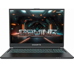 Ноутбук игровой 16" Gigabyte G6 MF-H2KZ853KD (Intel Core i7-13620H/ 16Gb/ SSD 512Gb/ RTX4050 6Gb/ DOS), black