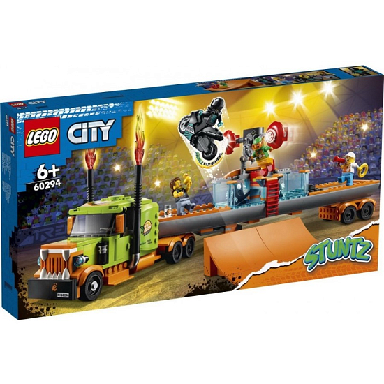 Конструктор LEGO City 60294 Грузовик для шоу каскадёров