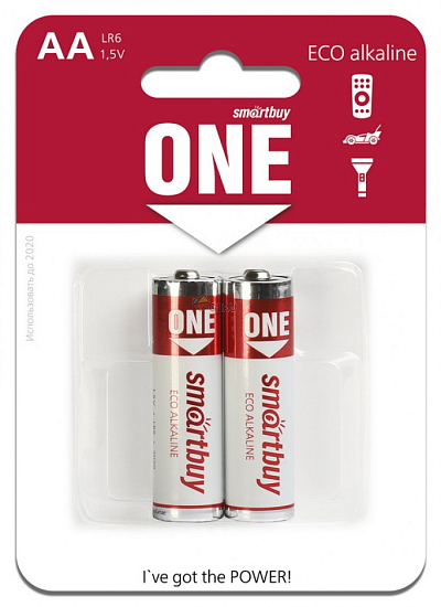 Элемент питания SMARTBUY ONE LR06 BL-2 (24/240)