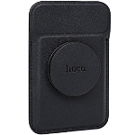 Держатель магнитный с карманом для карт HOCO GT6 (Black)
