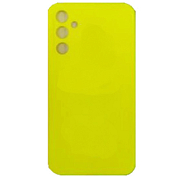 Задняя накладка SILICONE COVER для Honor X6 4G  №08 Лимонный