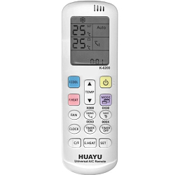 Пульт HUAYU  K-6200  универсальный для кондиционеров