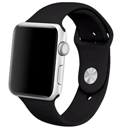 Силиконовый ремешок ISA для Apple Watch 42/44mm (147mm) Черный