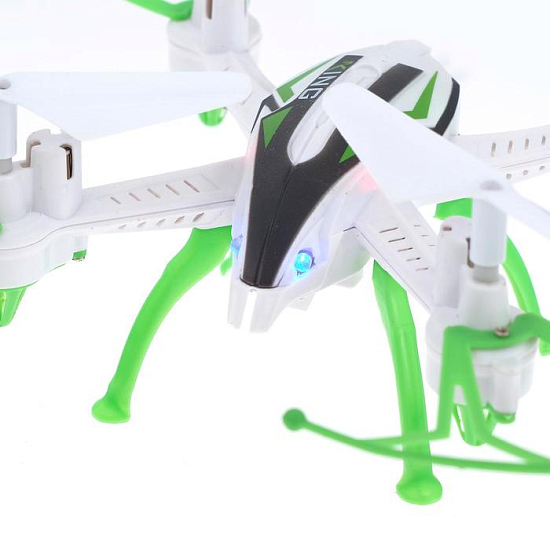 Квадрокоптер р/у SKYDRONE, работает от аккумулятора, цвет зелёный