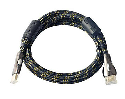 Кабель HDMI <--> HDMI  1.8м DVTech CB303 v.1.4,  с феррит. кольцами