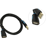 Кабель-удлинитель USB  1.0м VENTION CBCBF черный
