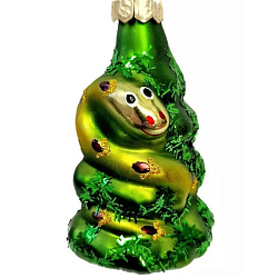 Ёлочное украшение "Змея на ёлке", в подарочной упаковке, h- 7 см ФУ4-2217