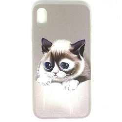 Задняя накладка GRESSO. Коллекция Пушистики-принт 4 для iPhone XR