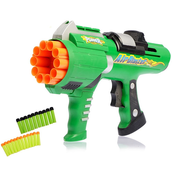 Бластер «Сокрушитель», стреляет мягкими пулями, цвета МИКС