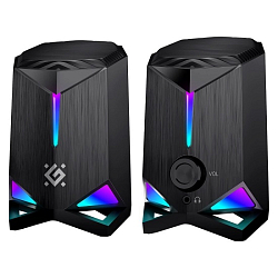 Колонки 2.0 DEFENDER Gravity черный (2*3Вт)