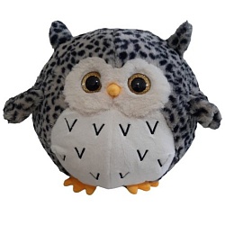 Мягкая игрушка Сова круглая 1-5240-33-В7-3