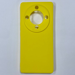 Задняя накладка Мобилис для Honor X9A (5G), желтый , матовая с защитой камеры