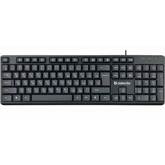 Клавиатура DEFENDER Daily HB-162 RU, черный