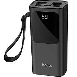 Внешний АКБ HOCO J41, Treasure (10000mAh) (2USB) (Type-C) чёрный