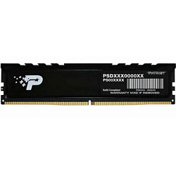 Оперативная память DDR5 16Gb PATRIOT PSP516G480081H1 4800 Signature Premium  Радиатор 1.1 В черный