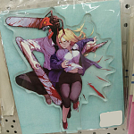 Акриловый стенд (13-15см) 2D Бензопила, № 24