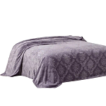 Плед 180*205 велсофт "Жаккард" ЭлитаЛюкс, сирень