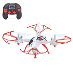 Квадрокоптер р/у SKYDRONE, работает от аккумулятора, цвет красный