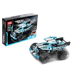 Конструктор с инерционным механизмом «Трюковый джип», 142 детали