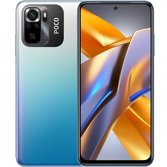 Смартфон Xiaomi POCO M5S 6/128Gb Голубой (Уценка)