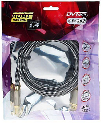 Кабель HDMI <--> HDMI  1.8м DVTech CB304 v1.4