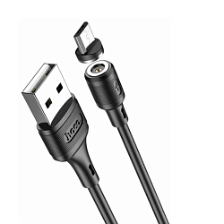 Кабель USB <--> microUSB  1.0м HOCO X52 черный