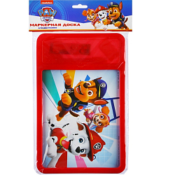 Доска для рисования с маркером-стиралкой, Щенячий патруль, Paw Patrol, Красный 9371503